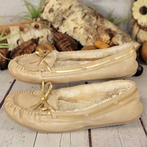 KOLILI Faux Fur Moccasin Slippers - Picture 4 of 9